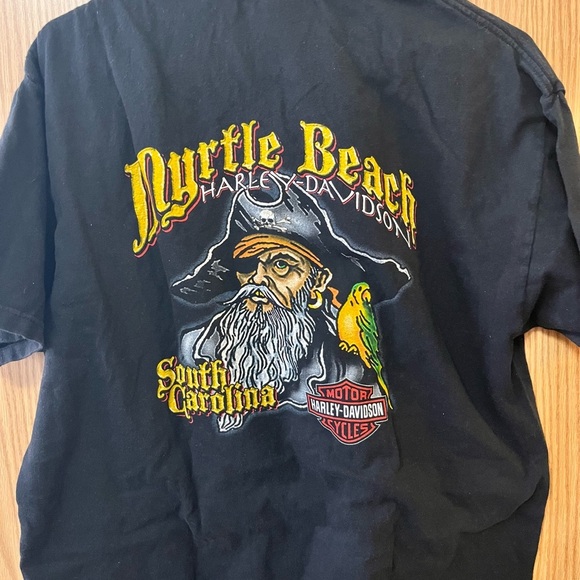 Harley-Davidson Black Graphic T-Shirt for Men - Picture 3 of 3